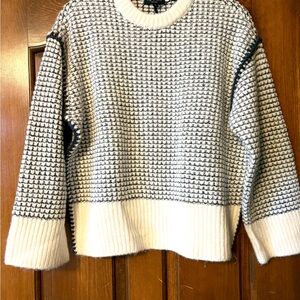 Cozy Black and White Women's Sweater